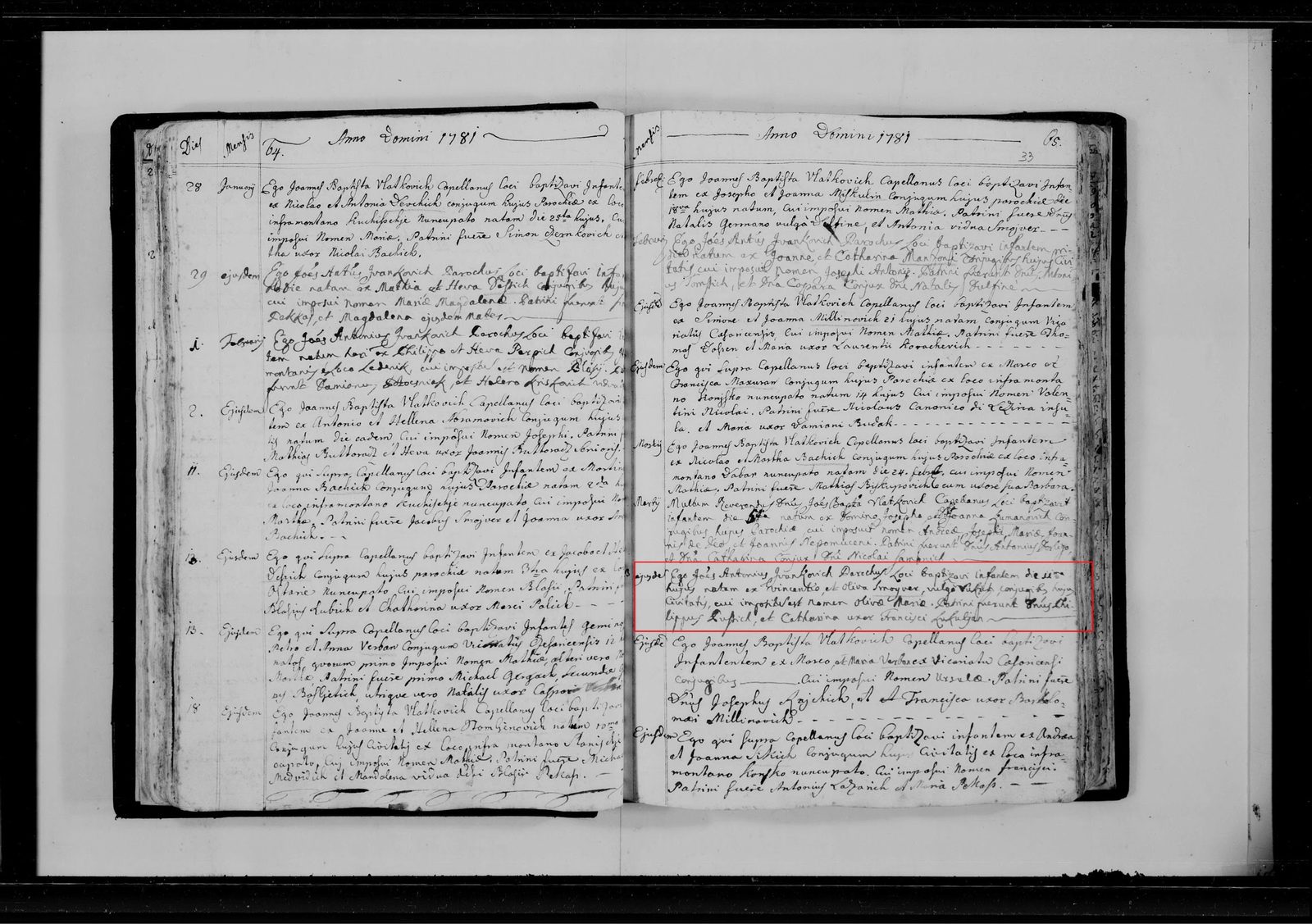 Oliva Maria Smojver Baptism 1781 - Karlobag (1727040179.jpeg (Oliva Smojver))