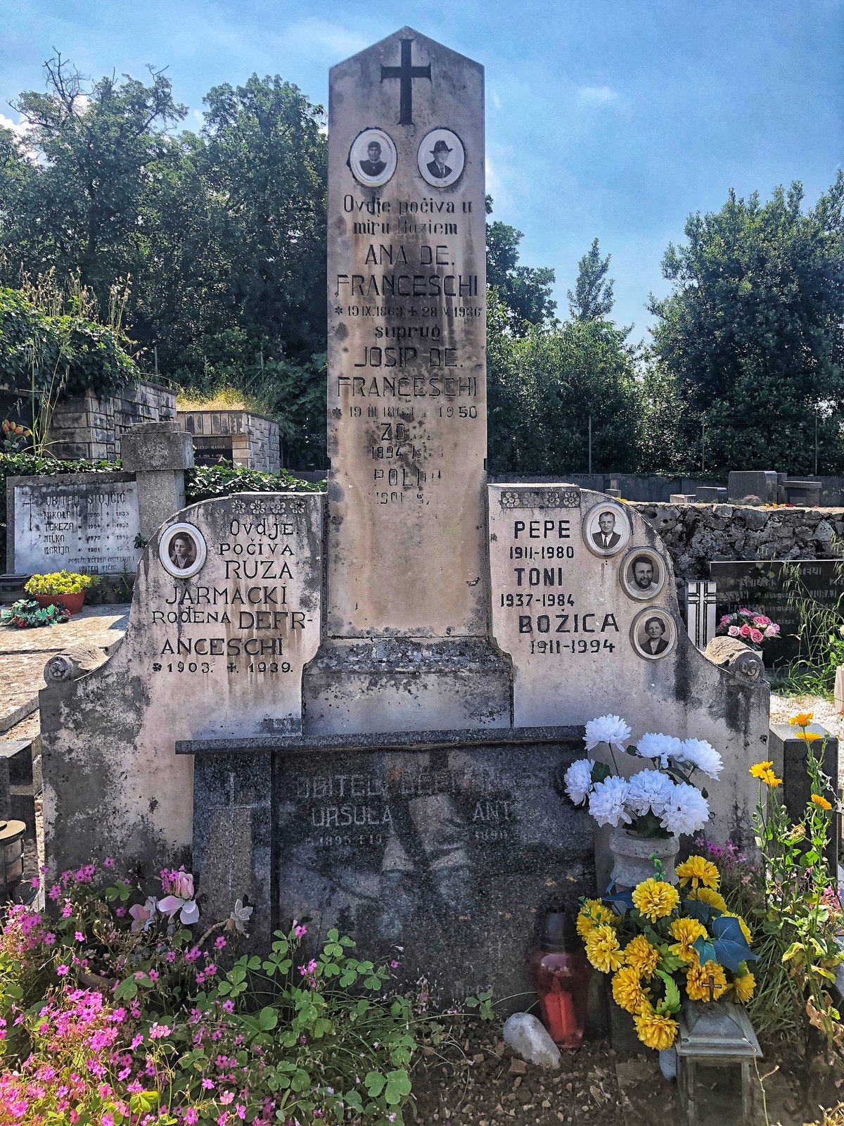 Crikvenica, the Defranceschi grave site