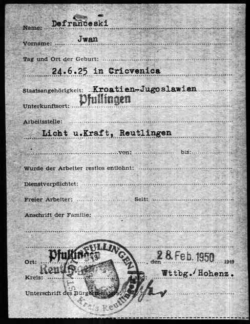 Card file of persecutees in the later French zone (2)