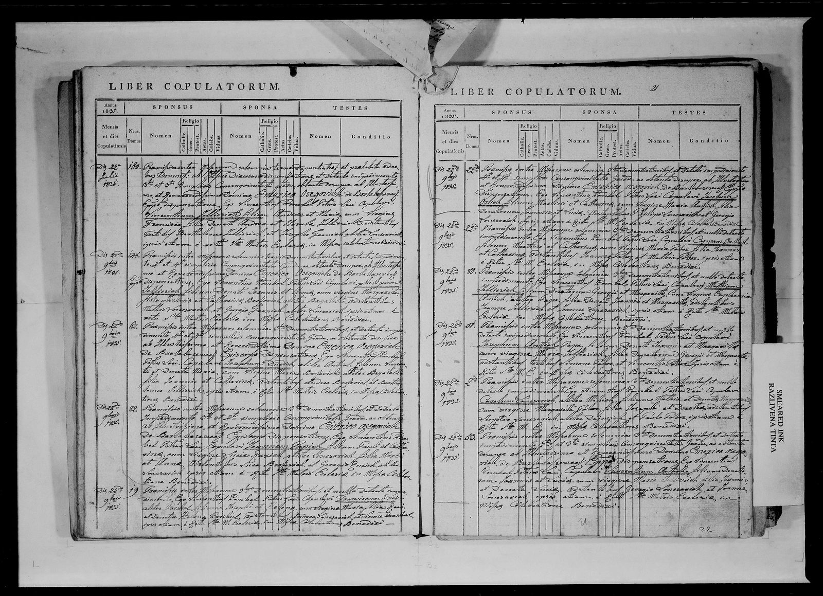 Josephum and Maria Marriage 1835