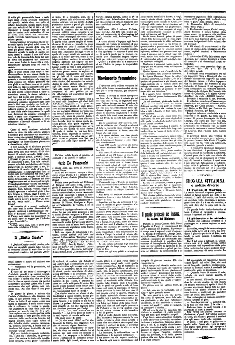 L'Eco di Pola, 14 January 1893, page two