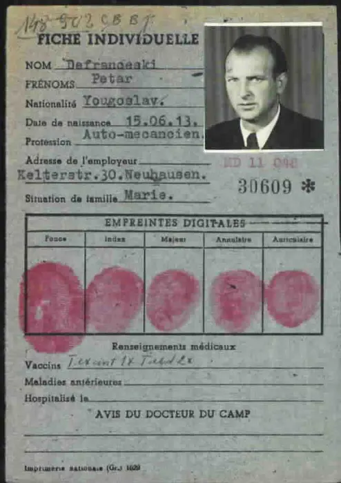 Petar Defranceski — Fiche Individuelle