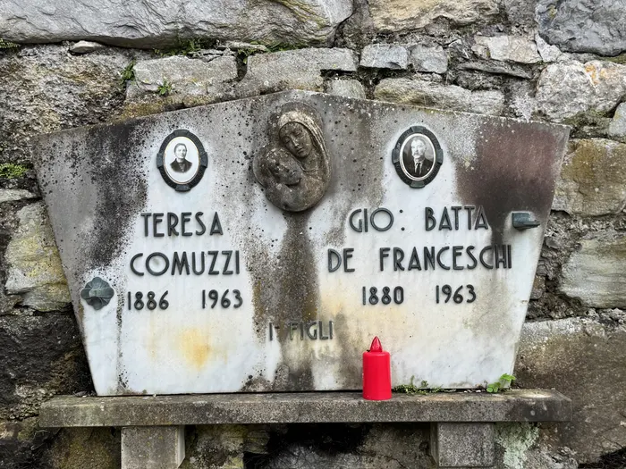 Teresa Comuzzi and Gio. Batta De Franceschi