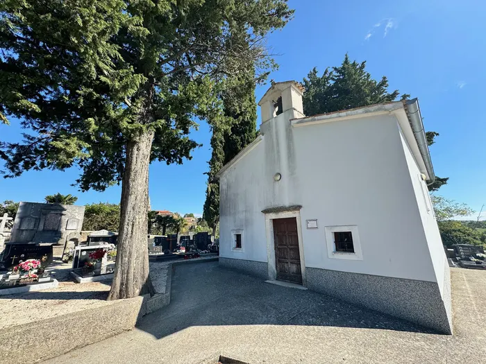 The cemetery chapel