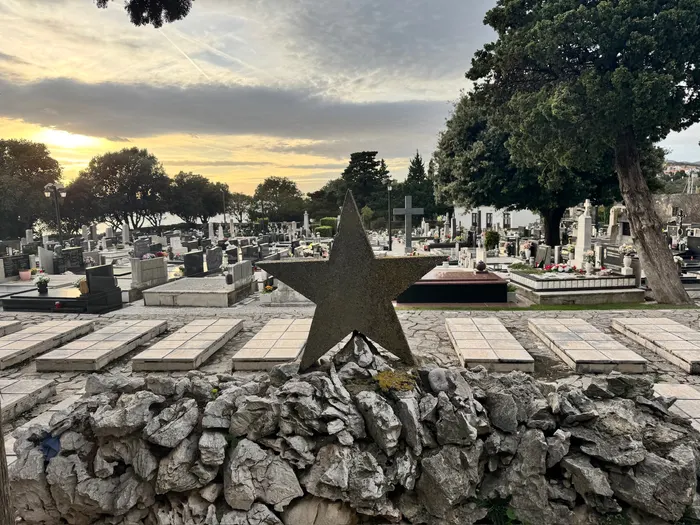 The star, in the cemetery