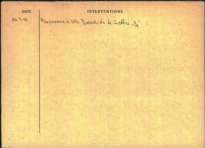 The counselling card, reverse