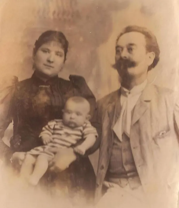 Josip and Anna, with Ante