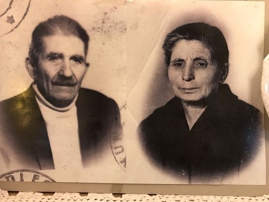 An elderly couple — identification uncertain