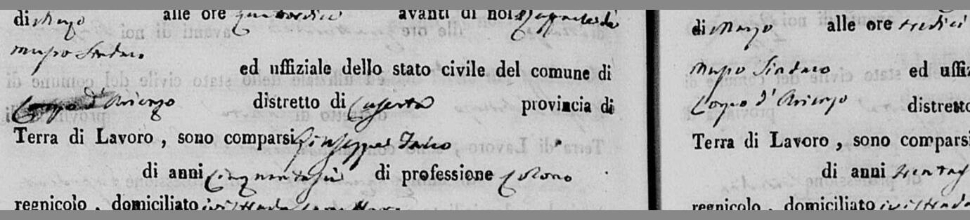 Fifty-six, again — Giuseppe Falco in 1843