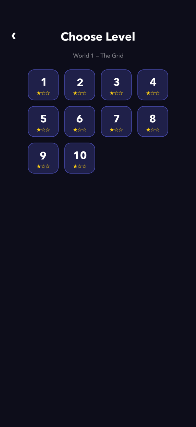 Level select across World 1